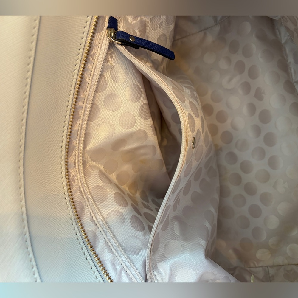 Kate Spade Navy and Cream Tote and Wallet Set - Picture 7 of 16